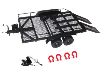 1:10 RC Heavy Duty Metal Trailer Model DIY for 1/10 RC Rock Crawler Car