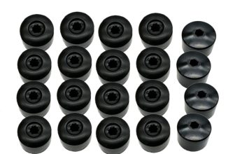 Wheel Nut Cover Set Black 16x Normal 4x Locking For Seat Ibiza Leon 6J0601173B