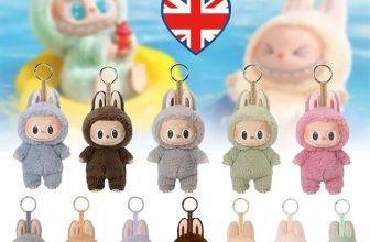 LABUBU The Monsters Etciting Macaron Plush Dolls Key Chain Toy Blind BoX Gifts