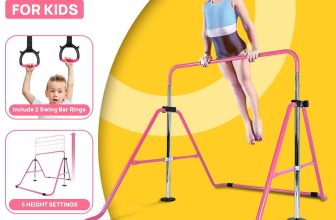 Kid Expandable Gymnastics Horizontal Training Gym Bar Kids Home Bars Equipment +