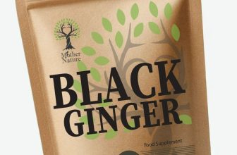 Black Ginger Capsules 500mg Clean Natural Thai Ginger Powder Vegan Supplement