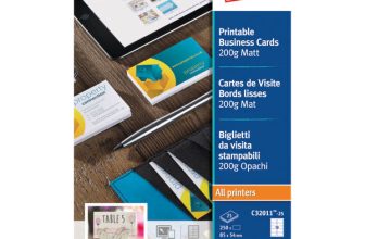 Avery (PACK OF 250) Multipurpose Business Cards Matte White C32011-25 *FREE DEL*