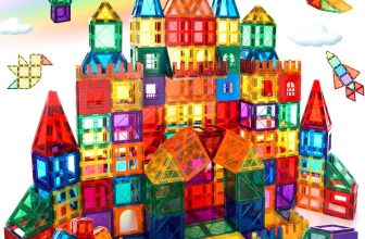 Magnetic Tiles 100 Piece Construction Toy Set Kids Building Blocks 3D Puzzle UK
