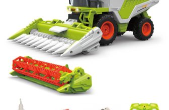 1:24 Remote Control Harvester Tractor Toy RC Harvester Farm Toys for Boys Gifts