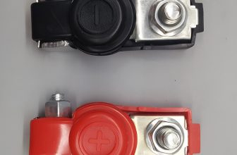 1Pair Car Battery Terminal Connector Top Post Quick Release Positive Negative ws