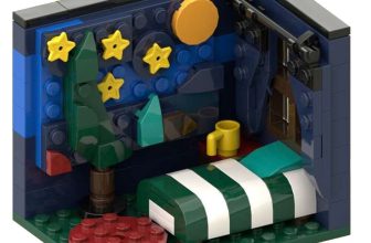 Construction Toys Set: Star Night Bedroom Kids 132 Parts Free Shipping MOC