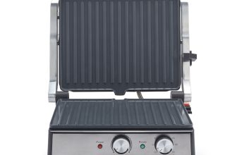 Salter Large Electric Health Grill Adjustable Temperature Ceramic Panini Press