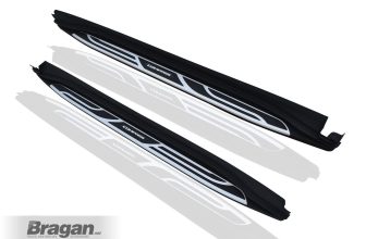 Running Boards + LOGO To Fit Jeep Compass MX 2017+ 4×4 Car Side Step Accessories