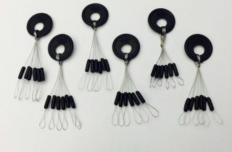 36 X Sliding Float Stops Rubber Grippa Barrel Rig Buffer Line & Braid Fishing