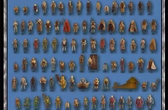 Vintage Star Wars Poster 140 Action Figures Checklist Kenner Palitoy Print A3