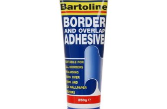 Bartoline Border & Overlap Adhesive Vinyl Wallpaper Repairs Interior 250g DIY