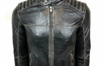 Women Hoodie Leather Jacket with Removable Hood Real Leather Black Biker Jacket