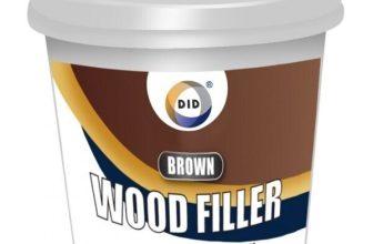 500g Brown Wood Filler Ready Mixed Multi Purpose Paintable Waterproof Tub DIY UK