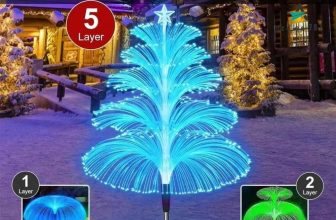 2Pcs 1/2/5 Layer  Solar Jellyfish Lights Outdoor Garden Lawn Lamp 7 Colors UK~