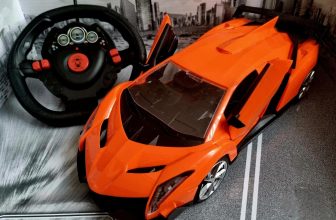 Large R/C Lamborghini Car Rechargeable Remote Control Steering Race Kids Toys UK