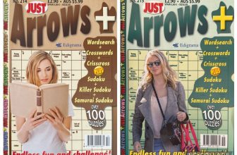 2 x Just Arrows Puzzle Books Magazines Fun Puzzles No’s 214/215 UK Seller