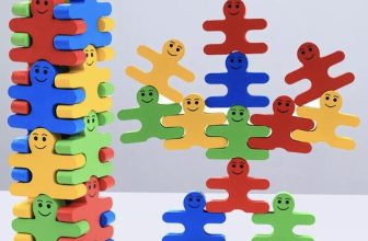 kids stacking blocks wooden building blocks Balanced Building Blocks Kids