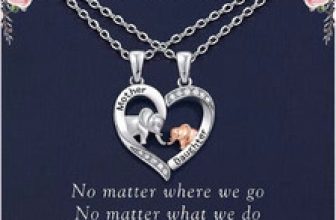 2pcs Mother and Daughter Elephant Necklace – Mothers day/birthday gift