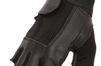 Fingerless Sports Cycling Bicycle Gloves Amara Half Finger Padded Palm Leather
