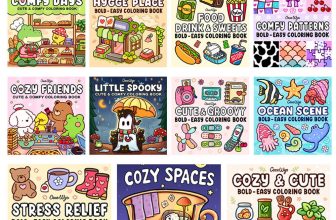 Little Spooky: Coloring Book for Adults and Teens Featuring Cute Creepy Creature