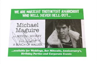 Only Fools and Horses Daniel Peacock Business Card Personally Autographed