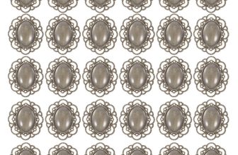 30 Pcs Brooch Bezel Alloy Tray Vintage Jewelry Making Kit Pin Miss