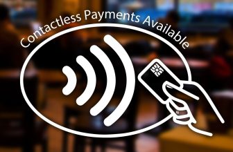 Contactless Payment Available Shop Business Window Door Vinyl Decal Sticker Sign