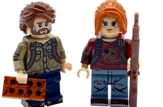 The Last of Us Joel & Ellie Mini Action Figure Duo TV Series Custom Figures