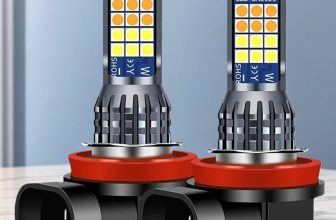 2Pcs Dual Color Auto Fog Lamp 3000-6000K H11 H8 LED Fog Lights Auto Driving Lamp