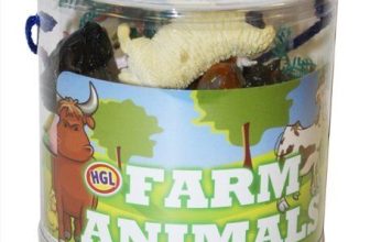 Plastic Wild Farm Yard Animals Model Figure Kids Toys Both Indoor/Outdoor Play