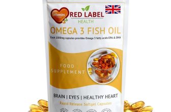 Omega 3 Fish Oil 1000mg 360 Soft Gels Capsules Double Strength EPA & DHA