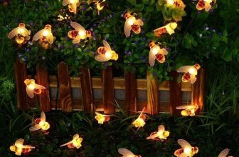 Solar Garden Decor Lights Outdoor Waterproof 30 LED Bumble Bee Fairy String Lamp