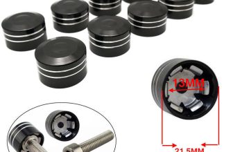 CNC Inner 13mm Schrauben Motor Bolt Topper Caps Cover For Harley Chopper Bobber
