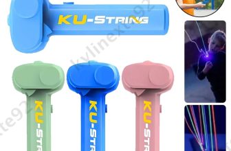 2X Glow in The Dark Loop Lasso Rope Launcher Propeller Loop Lasso String Shooter