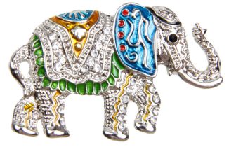 New vintage elephant brooches elephant brooch silver brooch jewelry woman