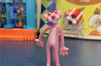 Pink Panther Action Figure Vintage Toy Statue Figurine Poseable Model