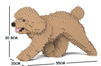 JEKCA Animal Building Blocks Kit for Kidults Toy Poodle 02C-M03