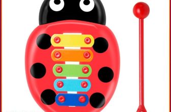 Ladybug Xylophone 8 Notes Glockenspiel Percussion Musical Instrument for Kids