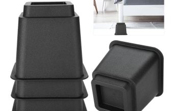 4Pcs 5 inch Blocks Chair Bed Table Risers Elephant Feet Lifter Furniture Raise