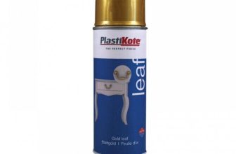 Plastikote Gold leaf Spray 400ml | Use on Most Surfaces indoor or Outdoor