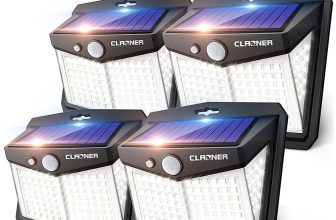 128 LED Solar Power PIR Motion Sensor Wall Lights Outdoor Garden Security Lamp