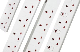 4 Gang 1 2 5 Metre Surge Protected Extension Lead Cable Mains Power Plug Sockets