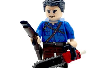 Horror Mini Figure Ash Williams Figure & Boom Stick (Design 3) Evil Dead Movie