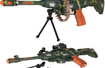 Kids Combat Toy Gun Machine Army Commando Weapon Light Sound Vibration Xmas Gift