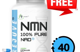 NMN Capsules Clean 99% Nicotinamide NMN 500mg Anti-Aging NMN Supplements Vegan