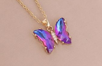 Enchanting Butterfly Necklace with Sparkling Crystal Fashion Jewellery for Women