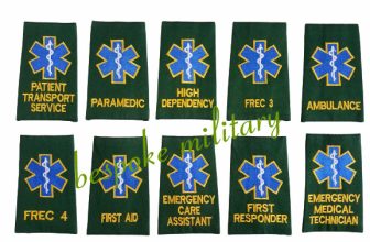 Ambulance / Paramedic / EMT / Responder / First aid / FREC / PTS / HDU Epaulette