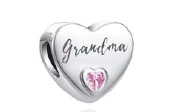 Grandma Charm 925 Sterling Silver – Love Heart Grandma