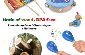 15Pcs/Set Wooden Kids Musical Instruments Toys Child Baby Toddlers Percussion UK