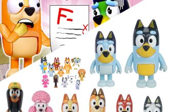 8/12 pack Bluey the Dog Bluey Family and Friends Action Figures PVC